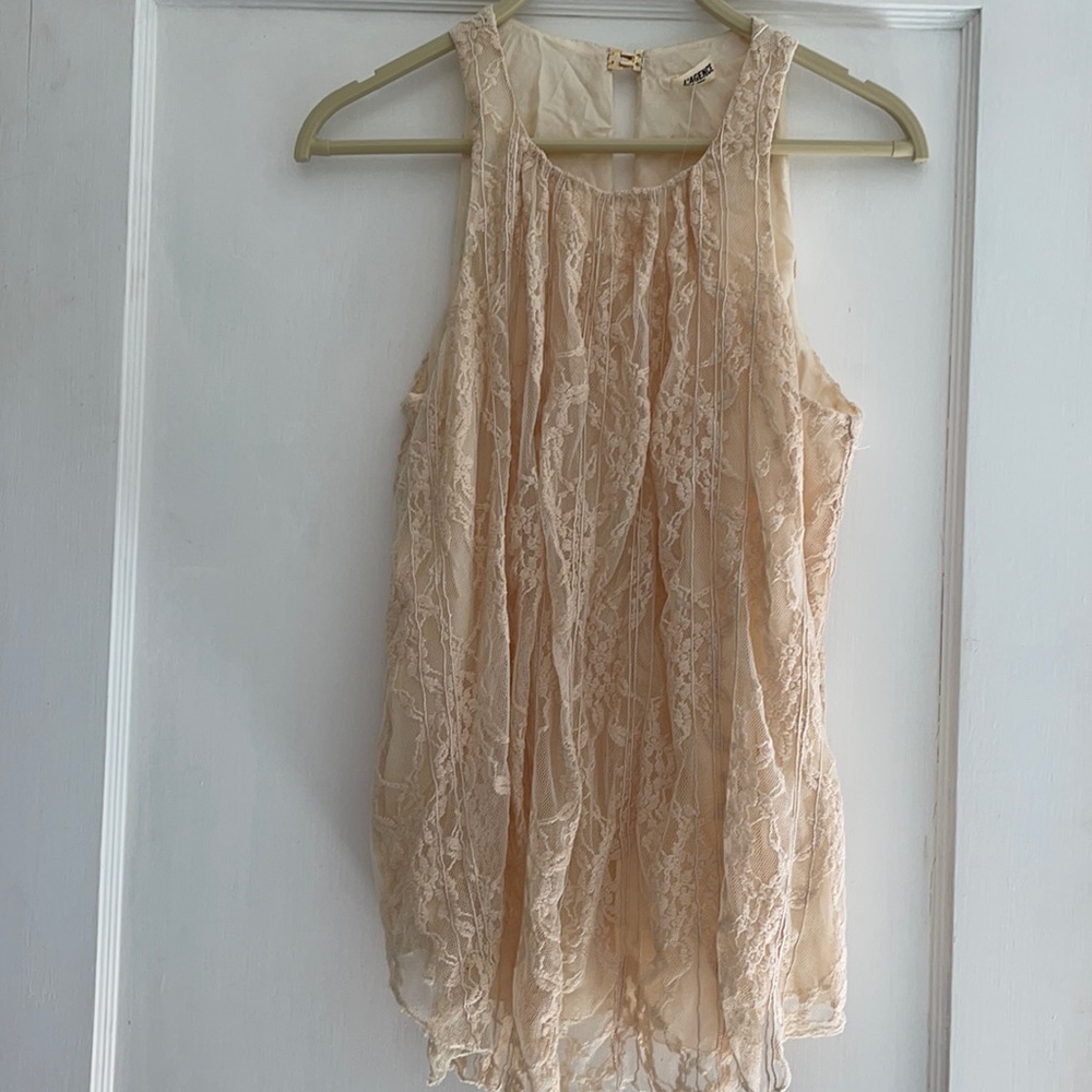 L’Agence lace top